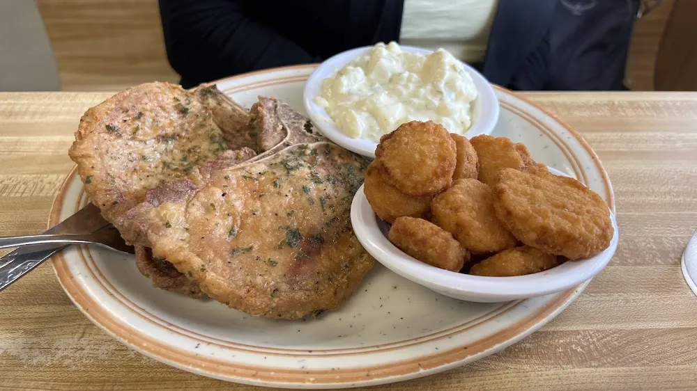Pork Chops Potato Salad